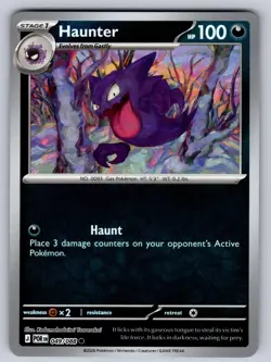 Haunter 049/088 Reverse Holo Common Perfect Order Pokemon Near Mint - Image 1