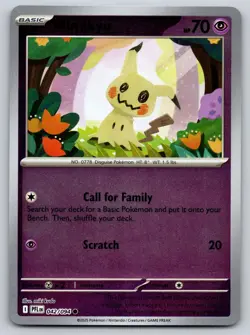 Mimikyu 042/094 Reverse Holo Common Phantasmal Flames Pokemon Near Mint - Image 1