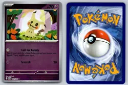 Mimikyu 042/094 Reverse Holo Common Phantasmal Flames Pokemon Near Mint - Image 3