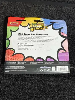Pokemon ASCENDED HEROES 3 PACKS...Tech Sticker Collection **NEW** READY TO SHIP - Image 3