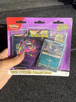 Pokemon ASCENDED HEROES 3 PACKS...Tech Sticker Collection **NEW** READY TO SHIP - Image 5