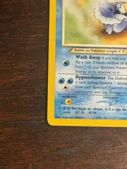 Pokemon Light Vaporeon Neo Destiny 52/105 Regular Unlimited vintage 1999 rare - Image 5