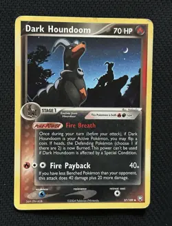 Pokemon Dark Houndoom 37/109 Team Rocket Returns Regular - Image 1