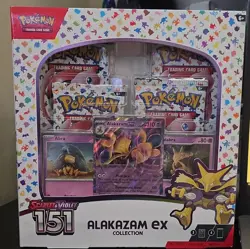 The Pokemon Company Intl Pokemon TCG SV 151 Alakazam ex Collection Box Promo - Image 1
