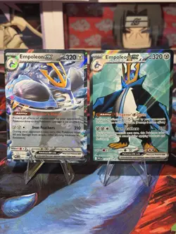 Pokemon 2025 Phantasmal Flames Empoleon EX 114/094 UR & Empoleon 070/094 RR NM - Image 1
