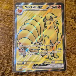 The Pokemon Company Pokemon TCG Ninetales ex 186/165 SV 151 UR Holo EN HP260 - Image 1