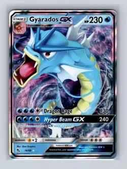 Gyarados GX 16/68 Holo GX Rare Hidden Fates Pokemon Holo Near Mint - Image 1