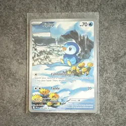 Pokemon TCG Piplup 098/094 Me02: Phantasmal Flames Illus Rare Holo EN HP 70 - Image 1