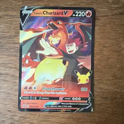 Pokemon Lance's Charizard V SWSH133 Sword & Shield Promo Holo 220HP English 2021 - Image 2