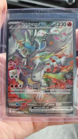 Pokemon, RESHIRAM EX 166/086 WHT EN-WHITE FLARE SPECIAL ILLUSTRATION RARE - Image 2
