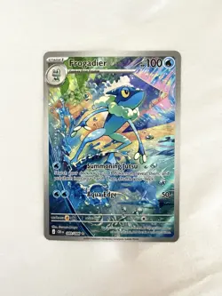 Frogadier 089/086 Shiny Rare ME04: Chaos Rising Pokemon Holo NM - Image 1