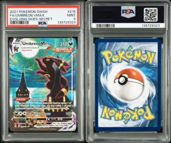 Pokemon TCG SWSH07 Evolving Skies Umbreon VMAX Alt Art Secret 215/203 PSA 9 - Image 3