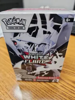 Pokemon TCG Scarlet & Violet White Flare 6 Booster Packs Box Factory Sealed New - Image 1