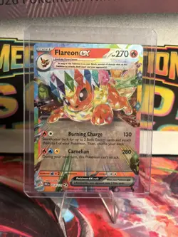 Flareon ex 014/131 Double Rare Holo SV: Prismatic Evolutions Pokemon TCG NM/M - Image 1