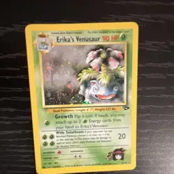Pokemon TCG Erika's Venusaur 4/132 Gym Challenge Unlimited Holo 90 HP - Image 5