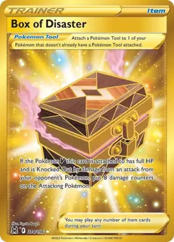Pokemon TCG SWSH11: Lost Origin Box of Disaster Secret 214/196 Holo Secret Rare - Image 1