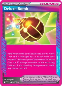 Pokemon TCG SV07: Stellar Crown Deluxe Bomb 134/142 Holo ACE SPEC Rare - Image 1