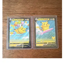 Nintendo Pokemon TCG Flying Pikachu V & Surfing Pikachu V Holo 006/025 008/025 - Image 1
