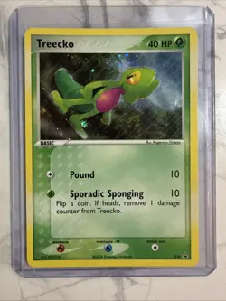Pokemon Treecko 016 Black Star Holo Promo Nintendo 2004 Ex Deck Tin NM condition - Image 1