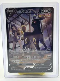 Pokemon Umbreon V TG22/TG30 Brilliant Stars Trainer Gallery Holo UR 200 HP - Image 3