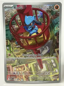 The Pokemon Company Riolu ME: Mega Evolution Promo 010 Basic 80 HP Holo ENG - Image 1