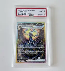 Pokemon PSA 10 Umbreon ex 217/187 SV8a Terastal Festival Special Art Rare IN - Image 1