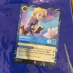 Disney Lorcana Rapunzel - Appreciative Artist 1/DIS EPCOT Arts Festival Promo - Image 1