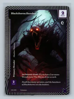 Wonders of the First Existence Blackthorne Banshee Classic Foil Rare - Image 1