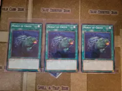 YUGIOH 3X MORAY OF GREED SBAD-EN034 COMMON 1ST ED NM SPEED DUEL - Image 1
