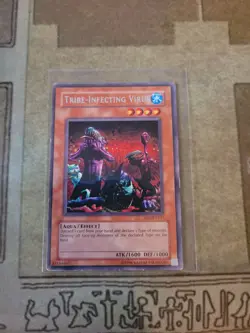 YUGIOH TRIBE-INFECTING VIRUS DR1-EN131 RARE UNLIMITED ED LP - Image 1