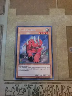 YUGIOH SABERSAURUS LCJW-EN143 SECRET 1ST ED VLP - Image 1