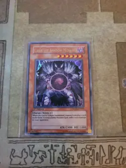 YUGIOH CAIUS THE SHADOW MONARCH SDDE-EN001 SUPER 1ST ED LP/MP - Image 1