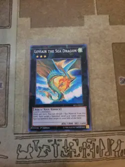 YUGIOH LEVIAIR THE SEA DRAGON BP03-EN117 SHATTERFOIL 1ST ED NM - Image 1