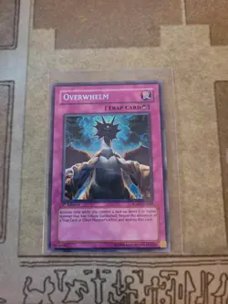 YUGIOH OVERWHELM RGBT-EN088 SECRET 1ST ED NM BLEED EFFECT - Image 1