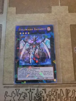 YUGIOH EVILSWARM BAHAMUT DT07-EN040 ULTRA UNLIMITED ED NM DUEL TERMINAL - Image 1