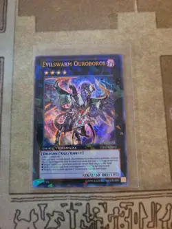 YUGIOH EVILSWARM OUROBOROS DT07-EN092 ULTRA UNLIMITED ED NM DUEL TERMINAL - Image 1