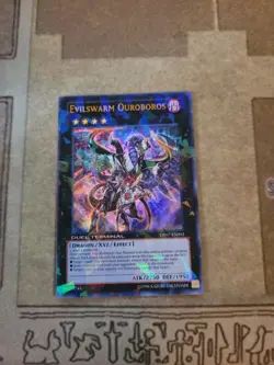 YUGIOH EVILSWARM OUROBOROS DT07-EN092 ULTRA UNLIMITED ED NM DUEL TERMINAL - Image 3