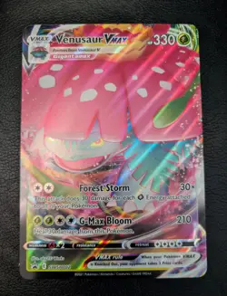 JUMBO Venusaur VMAX SWSH102 Black Star Promo Pokemon Oversized Card - Image 1
