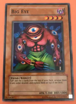 BIG EYE MRD-017 Common - Unlimited Edition Yugioh - CARD SAVER I - Image 1