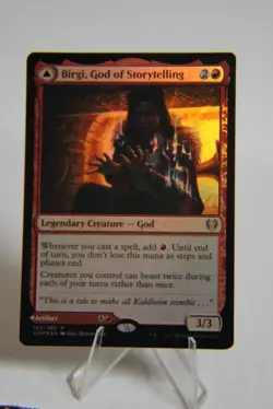 Birgi, God of StorytellingHarnfel,Foil Horn of Bounty 123 Kaldheim NM 1128 - Image 1