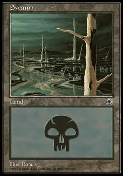 [1x] Swamp (221) Near Mint, English Portal MTG Magic - Image 1