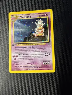 Pokemon TCG Slowking 14/111 Neo Genesis Holo Rare English First Edition - Image 5