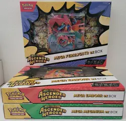 Pokemon Ascended Heroes Ex Box 3 Pack Costco Exclusive Factory Sealed - In Hand - Image 3