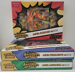 Pokemon Ascended Heroes Ex Box 3 Pack Costco Exclusive Factory Sealed - In Hand - Image 4