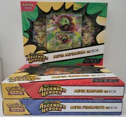 Pokemon Ascended Heroes Ex Box 3 Pack Costco Exclusive Factory Sealed - In Hand - Image 5
