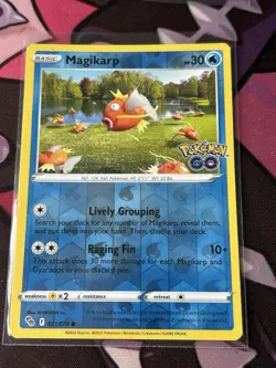 Pokemon Go TCG Magikarp Reverse Holo 021/078 Near Mint - Image 1