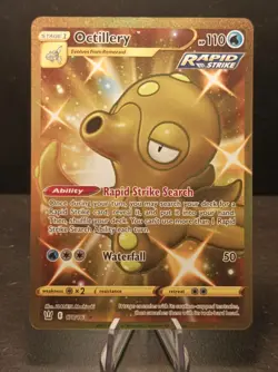 Octillery Gold Hyperare 178/163 Battle Styles Pokemon Card TCG - Image 1