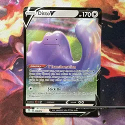 Ditto V 050/072 Shining Fates Ultra Rare Pokemon TCG NM - Image 1