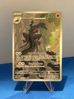 Salazzle 224/217 Ascended Heroes Illustration Rare IR Full Art Holo Pokemon TCG - Image 1