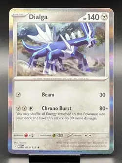 Dialga 095/132 Pokemon Rare Holo Mega Evolution NM - Image 1